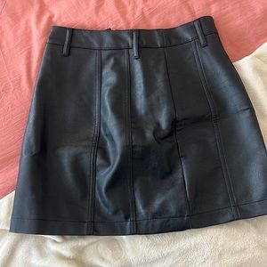 Faux leather skirt never worn